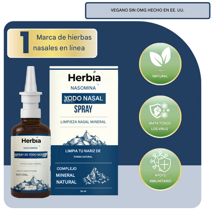Nasomin Limpieza nasal con yodo