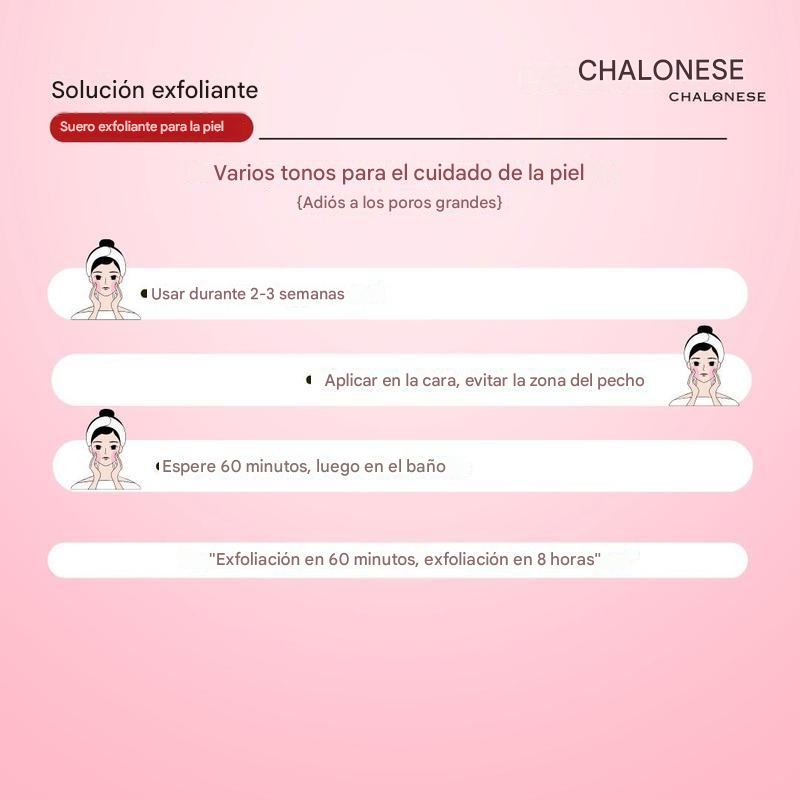 Suero de solución exfoliante CHALONESE AHA BHA PHA