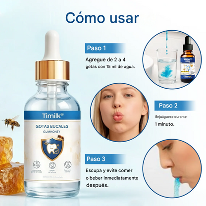 Gotas reparadoras bucales Timilk® GumHoney