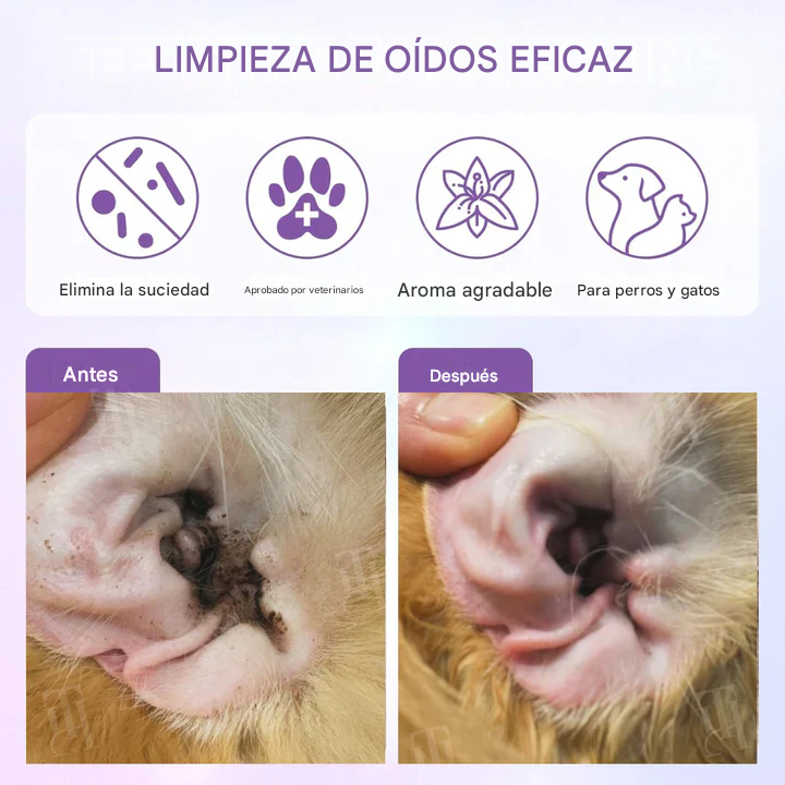 Caja X50 Guantes de limpieza de oídos para mascotas