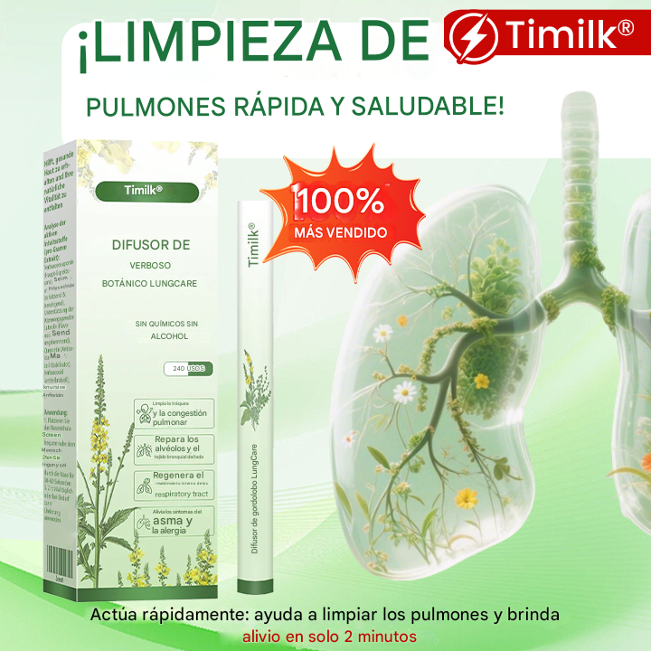 Difusor de gordolobo Timilk® Botanical LungCare