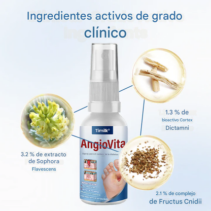 Timilk® AngioVita Spray para el cuidado de la diabetes
