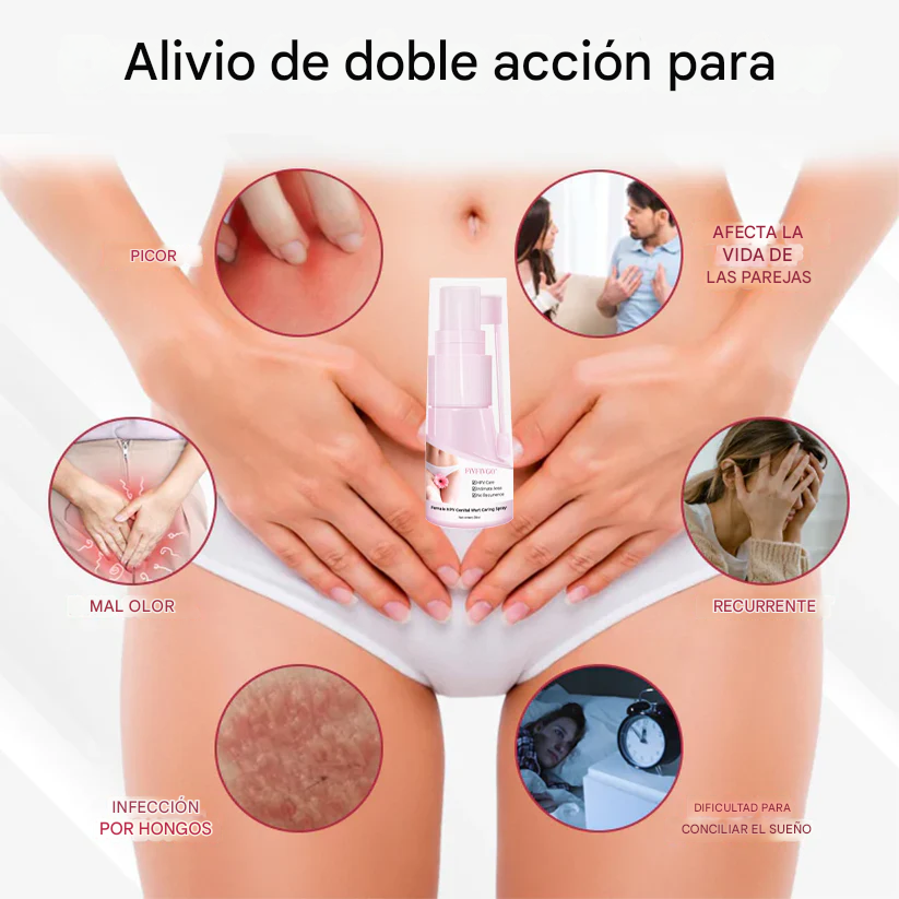 Spray Fivfivgo® para el cuidado de las verrugas genitales femeninas causadas por el VPH