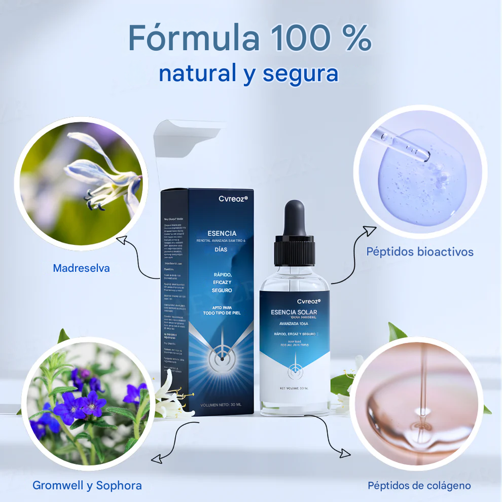 Cvreoz® Esencia avanzada para la eliminación de verrugas y marcas en la piel