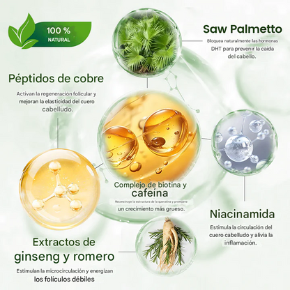 Timilk® Follicure BioGrow Spray Restaurador Capilar (Reactiva tus raíces. Regenera tu cabello de forma natural. ✨ Recuperación del cabello clínicamente comprobada en 4 semanas ✨)