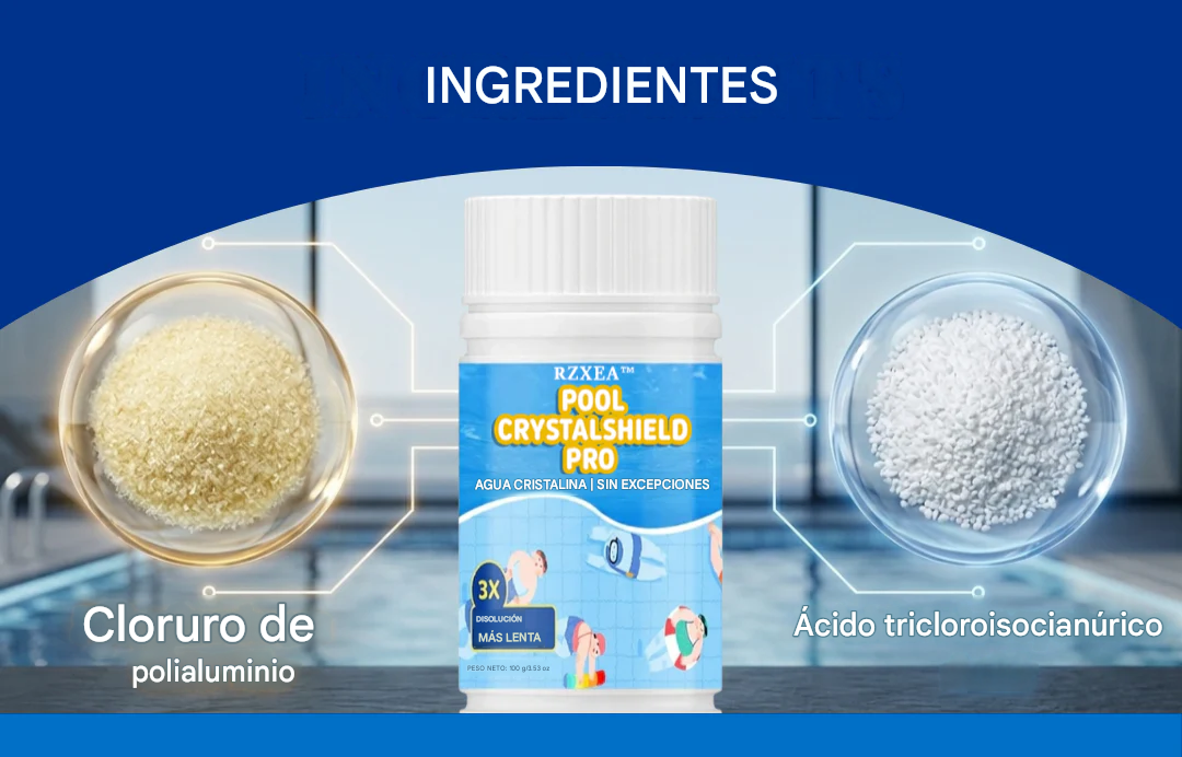 🌊 Piscina cristalina en 24 horas | Pool CrystalShield Pro