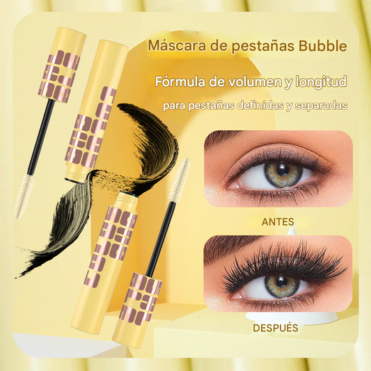 Máscara de pestañas BBOJI✨Fórmula de volumen y longitud para pestañas audaces y separadas